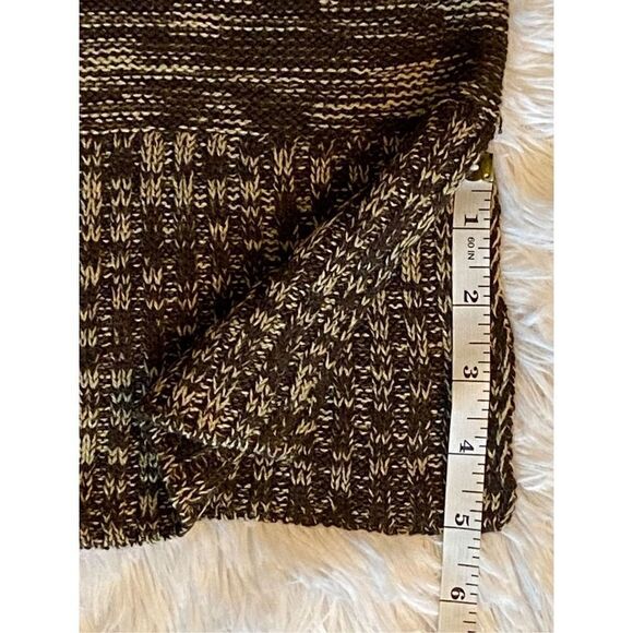 NWT L.E.I. SZ Junior S Java/Tan “Kathleen” Short Sleeve Sweater Dress - Picture 10 of 12
